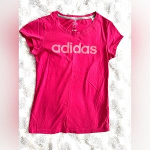 Pink Climate Cotton Adidas Top